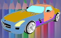 Muscle Cars Coloring
