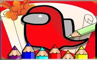 Coloring Book For Amoung Us