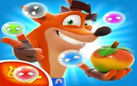 Crash Bandicoot And Frog Super Shooter Bubbles