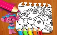 Les Trolls Coloring Book game thumbnail