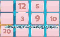 Memory Game With Numbers