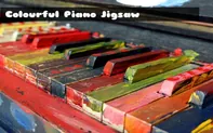 Colourful Piano Jigsaw