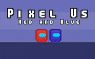 Pixel Us Red and Blue