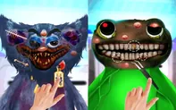 Huggy ASMR Monster Makeover game thumbnail
