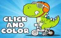Click And Color Dinosaurs