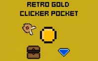 Retro Gold Clicker Pocket