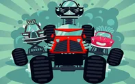 Crazy Monster Trucks Memory