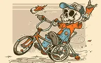 Halloween Bike Ride Jigsaw game thumbnail