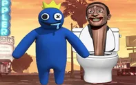 Rainbow Monster VS Skibidi Toilet