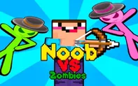 Noob vs Stickman Zombies