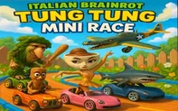 Italian Brainrot Tung Tung Mini Race game thumbnail