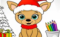 Christmas Coloring Game 2