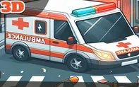 Ambulance Driver 3D game thumbnail