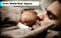 Cute Child-Dad Jigsaw