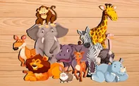 Puzzles for kids with animals sounds game thumbnail