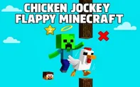 Chicken Jockey Flappy Minecraft