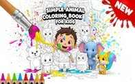 Simple Animal Coloring Book for Kids