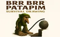 Brr Brr Patapim Survival Drawing