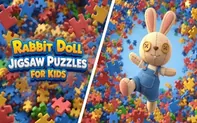Rabbit Doll Jigsaw Puzzles for Kids