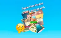 Jigsaw Cube Puzzles Collect Pictures with Cute Kittens