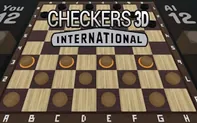 Checkers 3D International game thumbnail