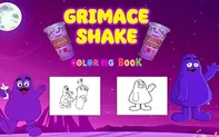 Grimace Shake Coloring