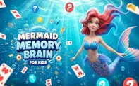 Mermaid Memory Brain for Kids
