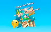 Jigsaw Cube Puzzles Collect Pictures of Funny Ocean Inhabitants