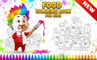 Food Coloring Book for Kids