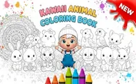 Kawaii Animal Coloring Book