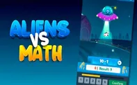 Aliens Vs Math game thumbnail