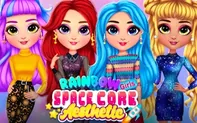 Rainbow Girls Space Core Aesthetic game thumbnail