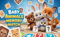 Baby Animals Memory Match