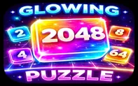 Glowing 2048 Puzzle