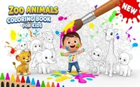 Zoo Animals Coloring Book for Kids