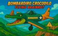 Bombardiro Crocodilo Flying Brainrot