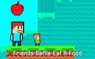 Friends Battle Eat A Food