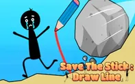 Save the Stick Draw Line