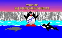 Esther the Penguin. Jump!