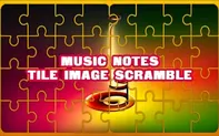 Music Notes Tile Image Scramble