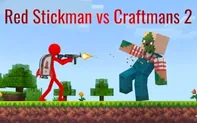 Red Stickman vs Craftmans 2