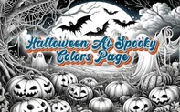 Halloween Ai Spooky Colors Page